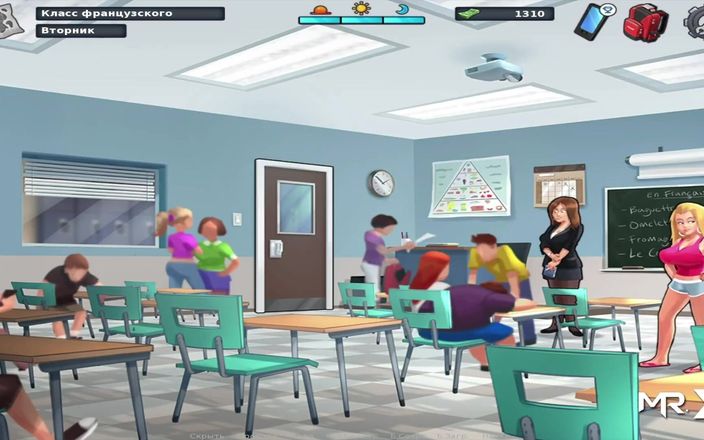 Mr Studio X: Summertime saga - dưa chuột lớn địt người lớn trong nhà bếp...