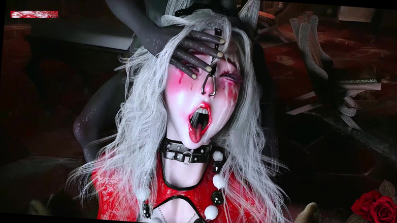 X Hentai: 3D dívčí záře: Velká prsa Svůdná odvázaná - 3D animace Hentai