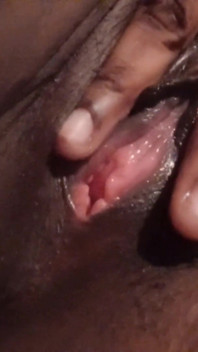 Rubbing Fingering My Hairy Black Pussy Amazing Intense Orgasm