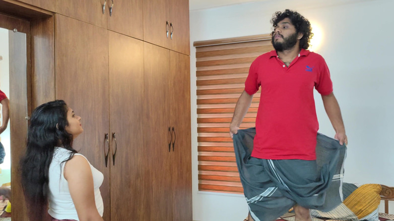 Vaigavarun45: Girl and Electrician Hot Fuck While She Was Alone at...