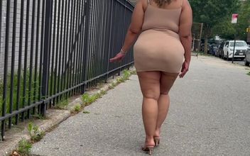 Boricua Mami – Thick Legs – Fat Ass – Mini Skirt – High Heels Stilettos – Walking-slow Motion-erotic – Sensual