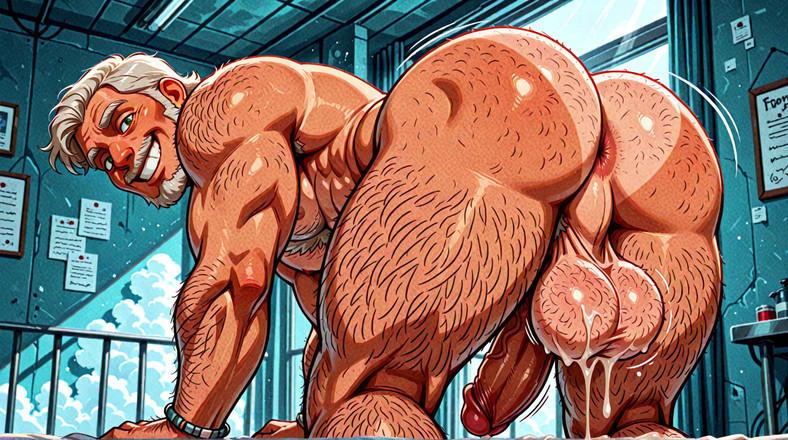 Erotic Man: 卧室数字艺术中的男人裸体