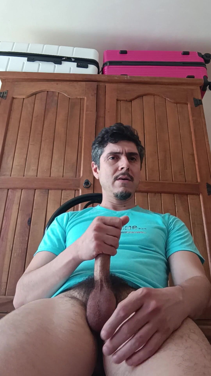 TabascoJake: Masturbating My Big Cock to Videos