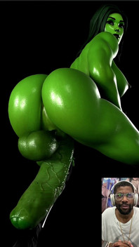 This Futa Cock Milky Breast Ass She-hulk Twerking Animation Is Better Than the Original