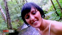 MMM100: Дикое анальное приключение Alicia Dark в лесу с Терри - французский любительское видео!
