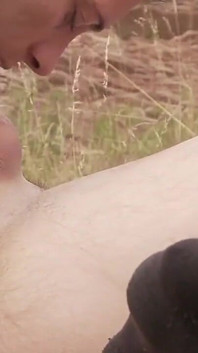 Muscle Twink Couple in Raw Sun Bathing