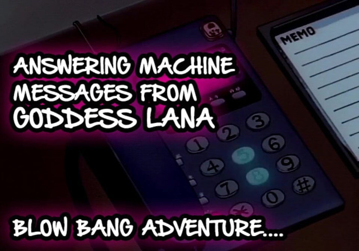 Campsissyboi: AUDIO ONLY - Answering machine Messages 2 blow bang adventure