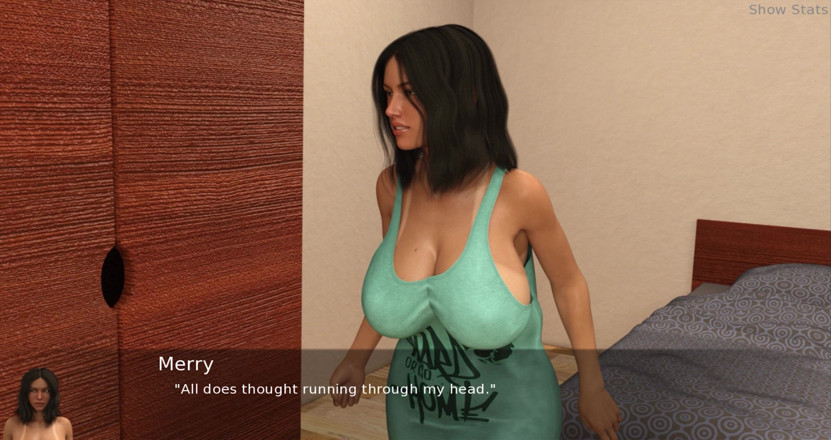 Porny Games: Ateşli evli kadın - aç bir delikanlıya kemik atıyor (57)