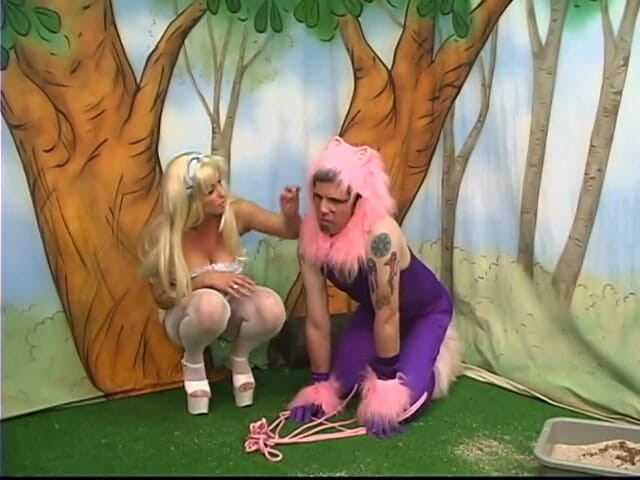 Project Femdom: Kinky mature dom orders her slave dressed to eat filth