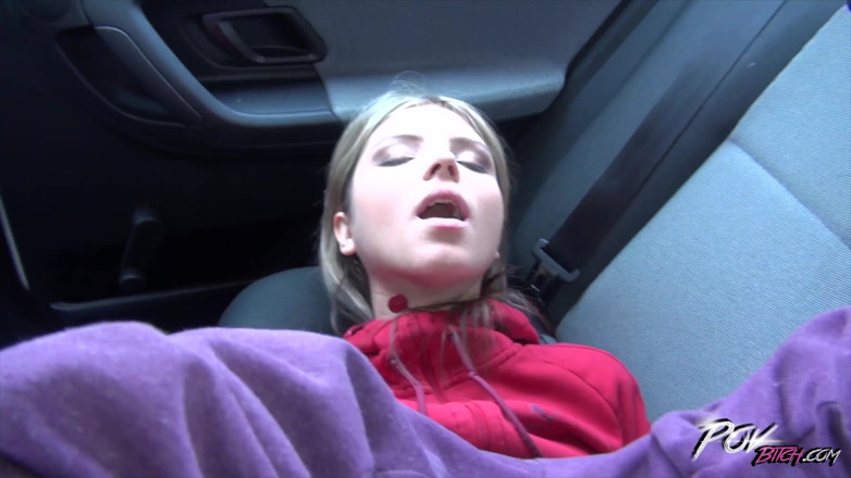 Czech Pornzone: Horny cutie enjoy car sex in pov style