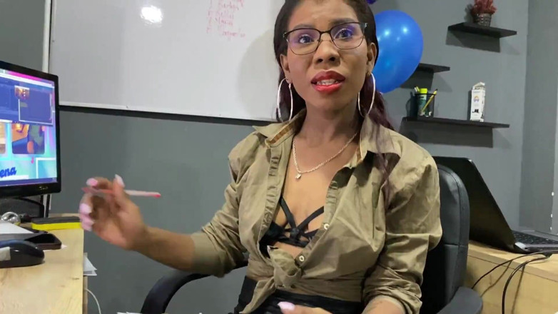 ivonnejones: POV - Very Sensual MILF Secretary Seduces Boss's Friend - Ivonne Jones