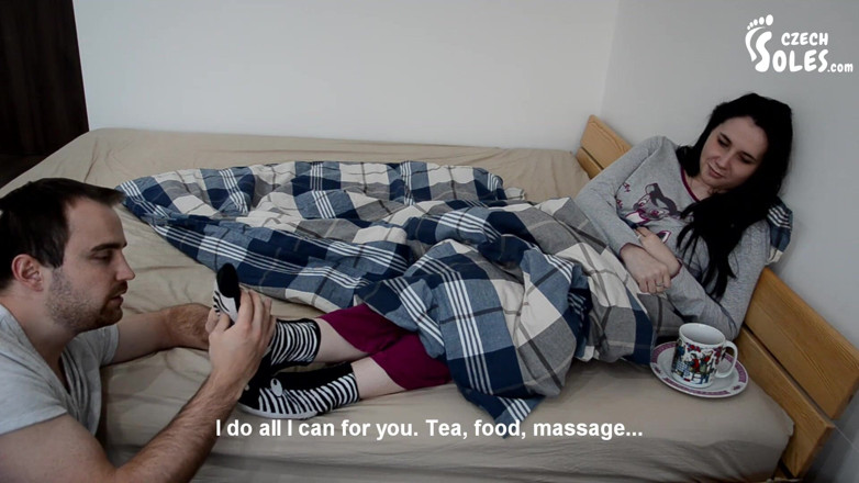 Czech Soles - foot fetish content: Mean girlfriend got sick
