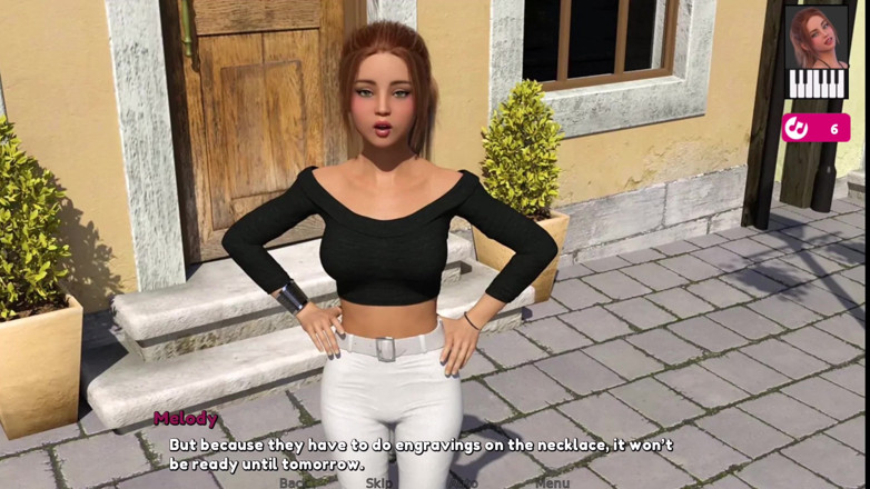 Johannes Gaming: Melody n° 4, Melody a rencontré un mec mignon