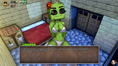 LoveSkySan69Real: Minecraft Horny Craft - Parte 28 Creeper in lingerie! Pompino poV di...