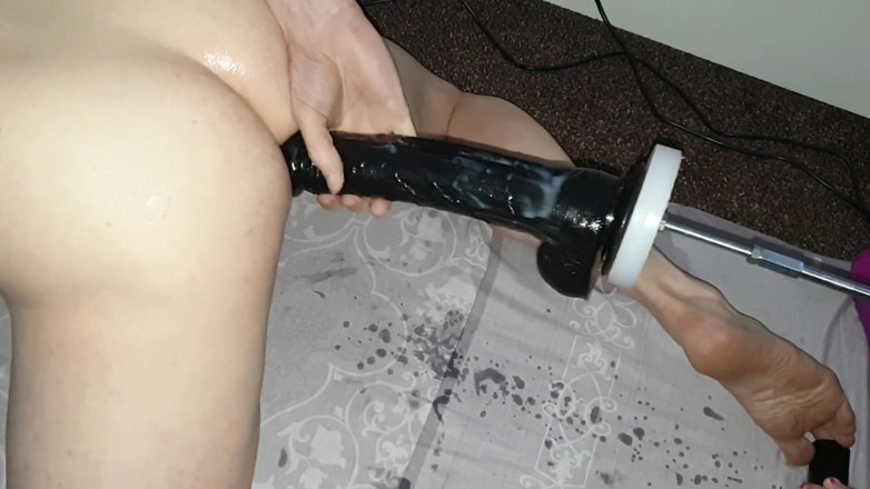 Mike Essex: Mike Essex Getting my ass stretched by huge black dildo