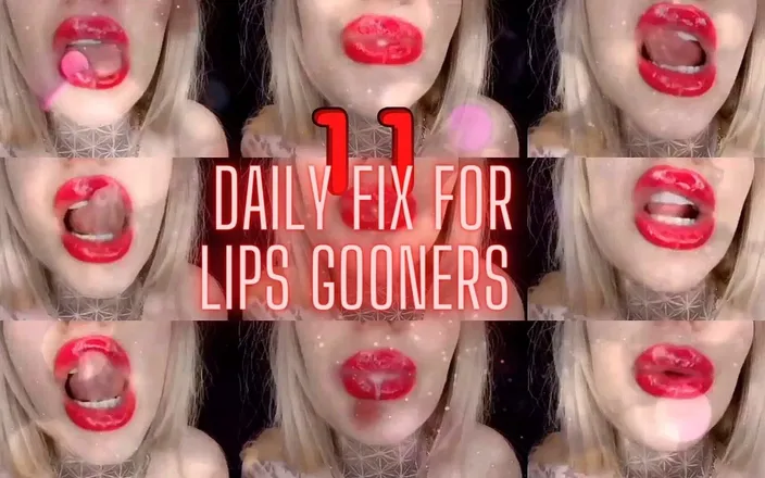 Goddess Misha Goldy: Daily fix for hungry for My lips! Portion 11