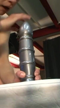 Big dildo pussy penetrating humiliating