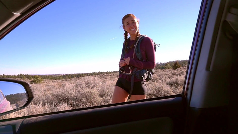 BrandiBraids: Stranded hiker very thankful for a ride
