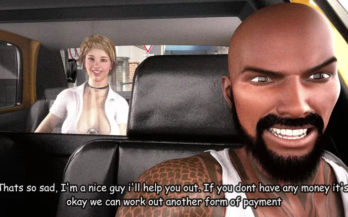 Sassy comics: Big Dick Taxi Driver Takes College Girl's Pussy as Payment