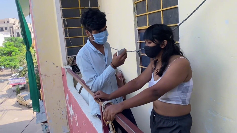 Indian Teen Girl's: Outdoor Sex Stepbrother and Stepsister Outside Door Romance and Sex...