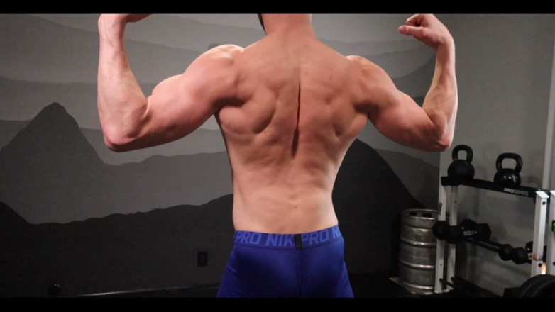 Jay Stroke: Post Workout Strip and Flex and Show off Then Get...