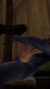 This Chick Is Getting Fucked Hard in the Ass by a Wartroll - Warcraft Porn Parody