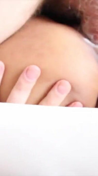 Thick busty Asian beauty fucked while friend watches