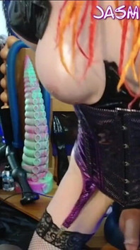Pvc Corset Big Toy Playtime Extreme Anal Rides and Showing off My New Boobs