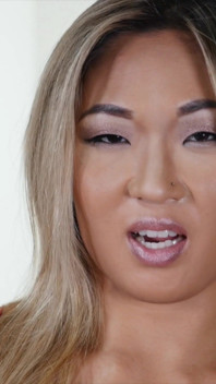 Nyomi Star Asian MILF Sucks Down Big Cock