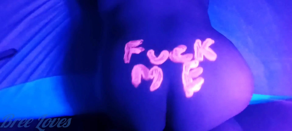 Bree Loves: Pawg with body paint gets what she wants