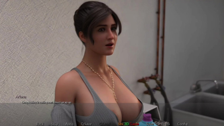 Q Boy: MILF Stepmom Self Pleasured in Laundry Room - Summer Breeze - Ep01