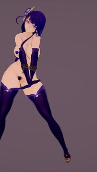 Procace raiden shogun phut Hon sexy danza hentai animazione