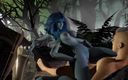 Wraith ward: Ranni montando sobre la cima en el bosque | Parodia de...