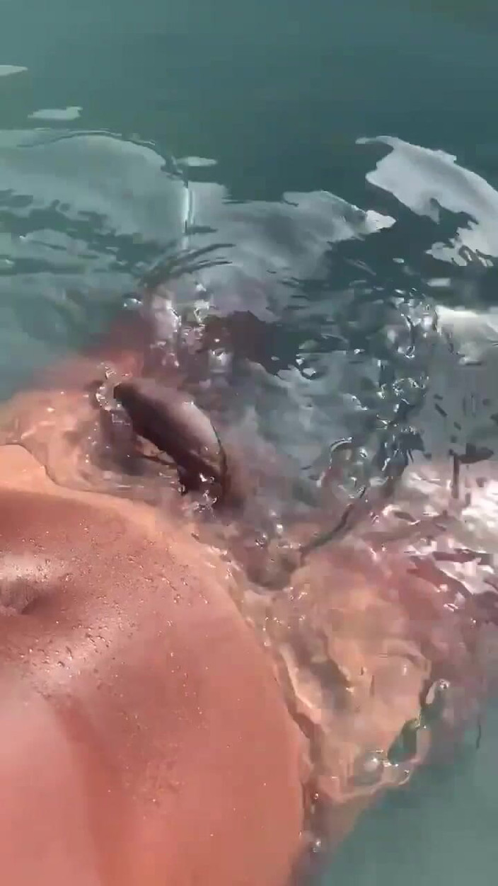 Vida Noite: Escuchando audio gooning en la piscina y masturbándose