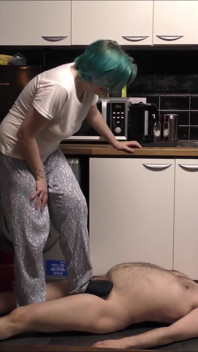First time kitchen trampling