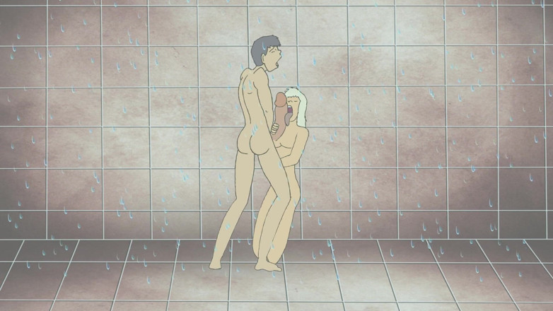 Nikkenikke animation: くそ、彼女に処女を奪われて、2秒でイッた!