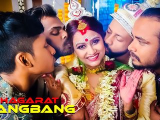 Cine Flix Media: Gangbang Suhagarat - Besi, femme indienne, très premier suhagarat avec quatre...