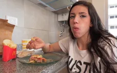 Me encanta hamburguero con semen