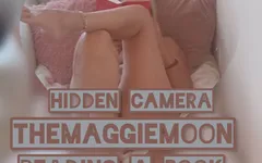 Cam Watching Maggie Read a Book