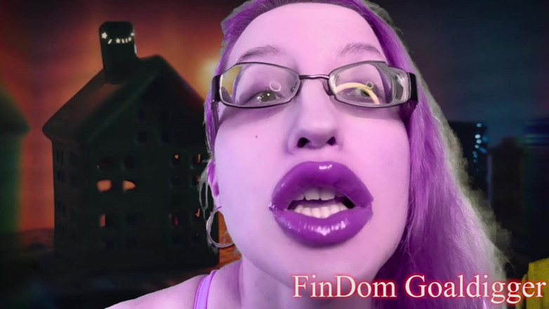 FinDom Goaldigger: Děvka obrovská rty dívka transformace