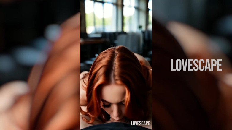 Lovescape: Ruda laska ryzykowne walenie na zewnątrz