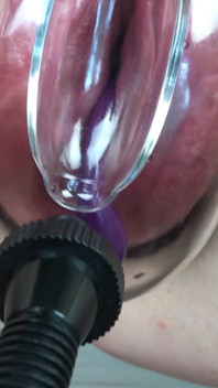 My wife's kinky fantasies. I pump her pussy, piss and cum inside it. Extreme close-up