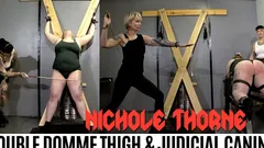 Nichole Thorne 더블 돔 허벅지 및 사법 통조림