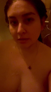 Pregnant Washing My Titties in the Shower