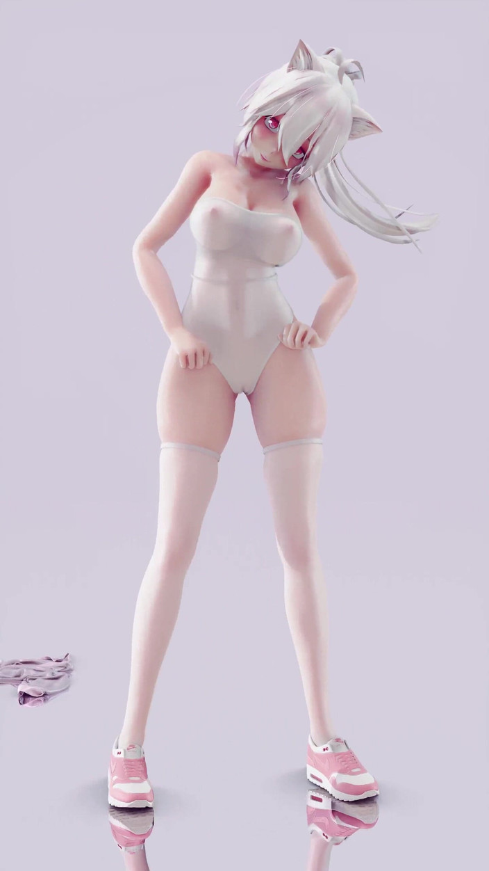 MikuMotion: Sistar - потрясти це білими панчохами; Купальники; ; Грудаста; Long Legs