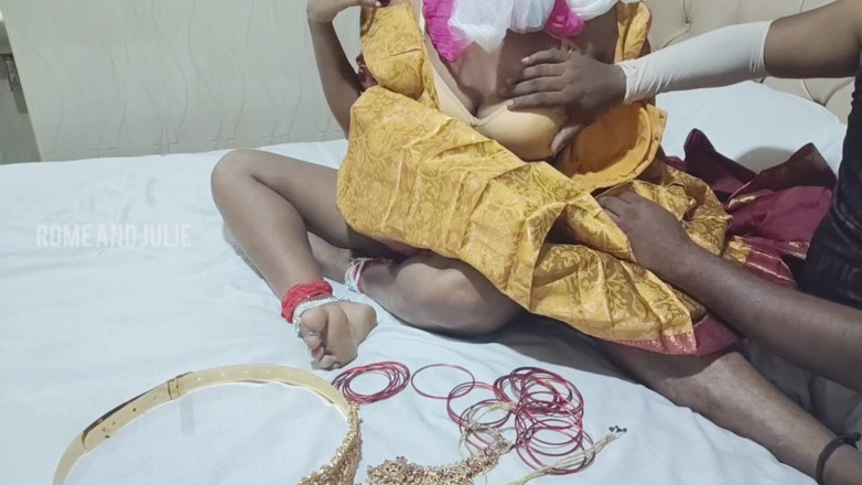 Bad boy rome: Fist Night with Shy Young Girl Meera Tamil Clear Audio