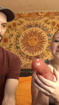 Logyny ryckbar hud sugkopp dildo unboxing och onani
