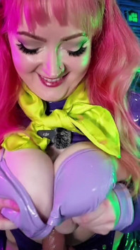 Джирки! Daphne находит твою уловку и решает дело толстушки, косплей в видео от первого лица