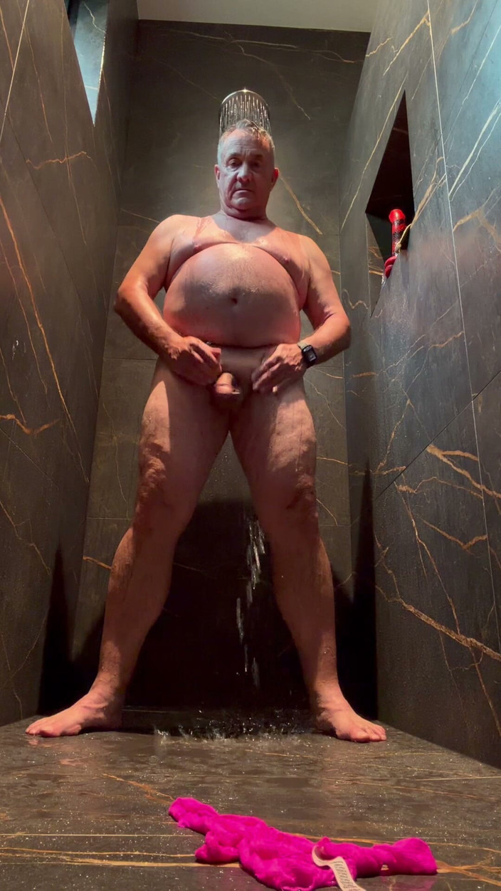 GottaLuvBB: Taking a Shower in Thong