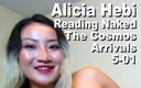 Cosmos naked readers: Alicia Hebi читает обнаженной The Cosmos Arrivals PXPC1051